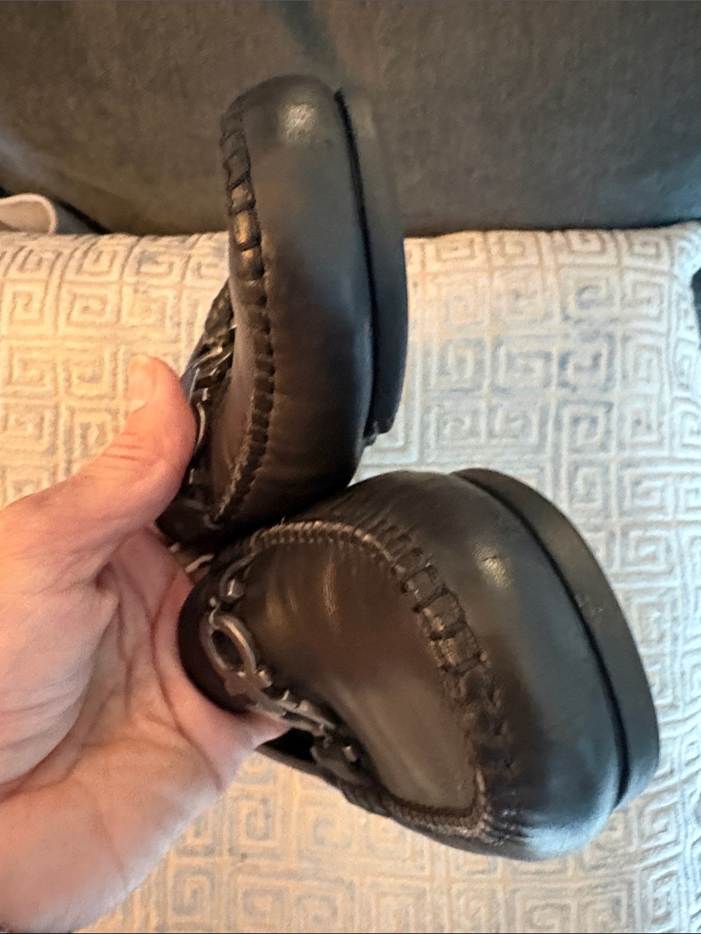 Salvatore Ferragamo Black Leather Gancini Bit Loafers - Picture 6 of 14